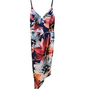 Asymmetrical Floral Dress NWOT
